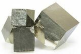Natural Pyrite Cube Cluster - Spain #240758-1